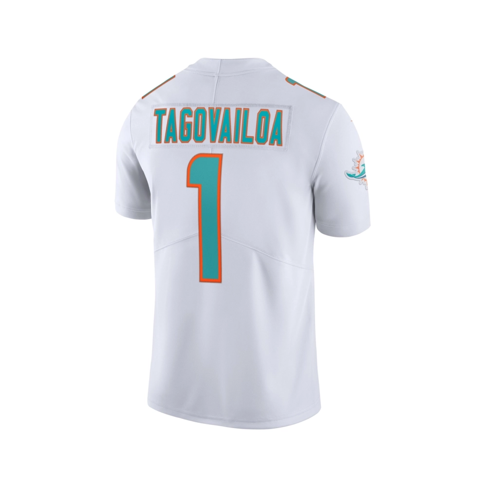Mens Miami Dolphins Tua Tagovailoa White Vapor Limited Jersey