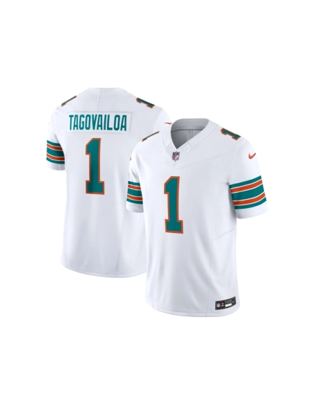 Mens Miami Dolphins Tua Tagovailoa White Vapor F.U.S.E. Limited Jersey