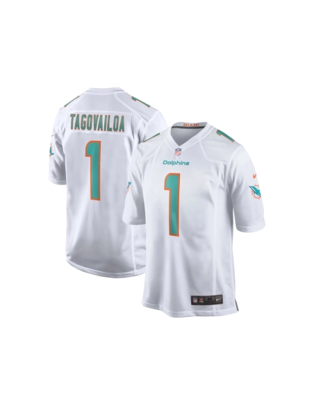 Mens Miami Dolphins Tua Tagovailoa White Game Jersey