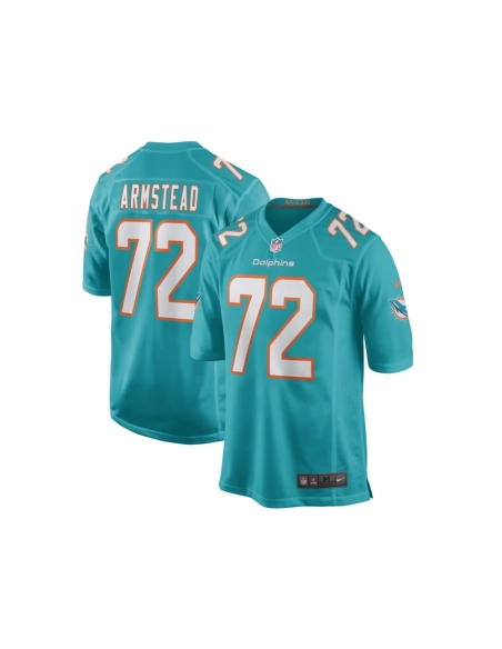 Mens Miami Dolphins Terron Armstead Aqua Game Jersey
