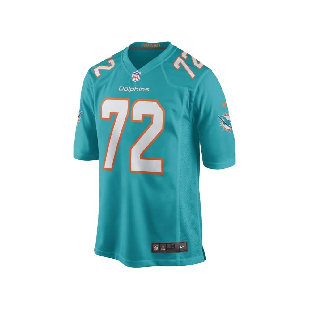 Mens Miami Dolphins Terron Armstead Aqua Game Jersey