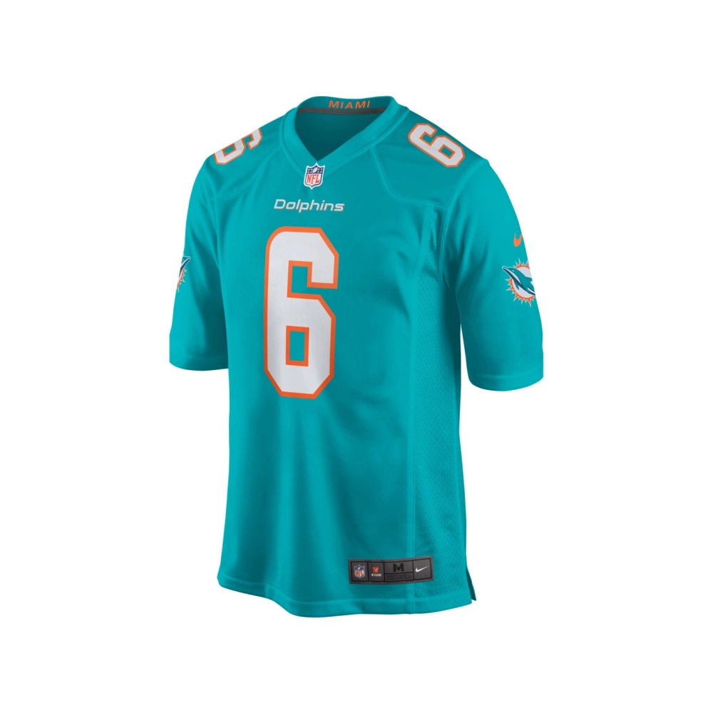 Mens Miami Dolphins Skylar Thompson Aqua Team Game Jersey