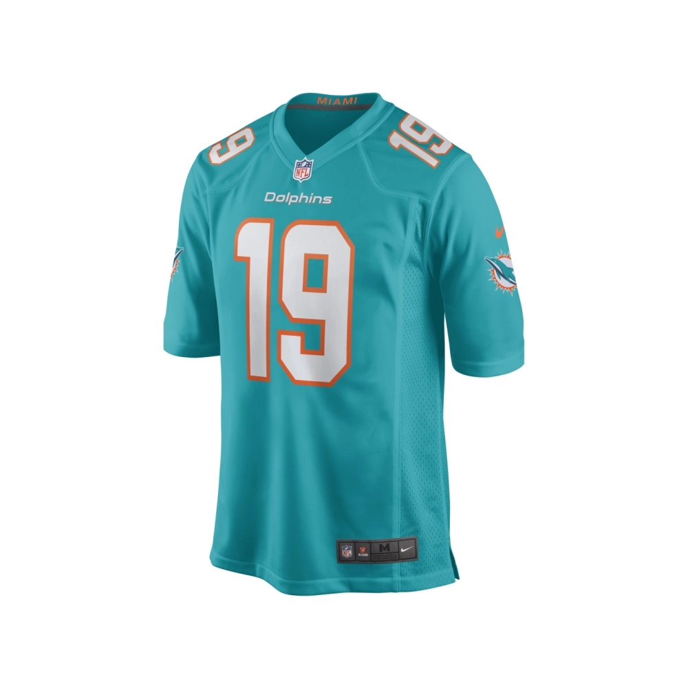 Mens Miami Dolphins Skylar Thompson Aqua Game Player Jersey