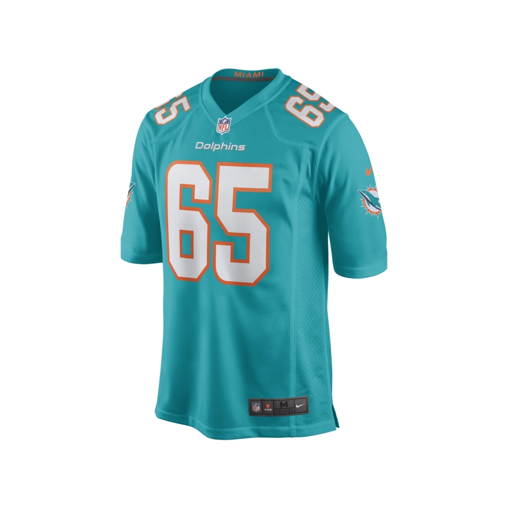 Mens Miami Dolphins Robert Jones Aqua Game Jersey