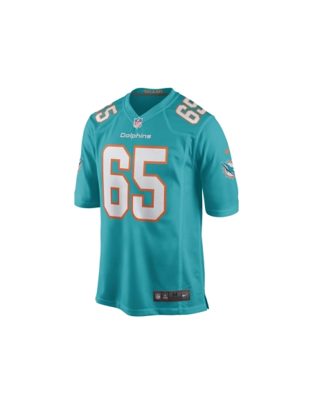Mens Miami Dolphins Robert Jones Aqua Game Jersey