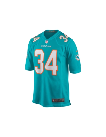 Mens Miami Dolphins Parry Nickerson Aqua Team Game Jersey