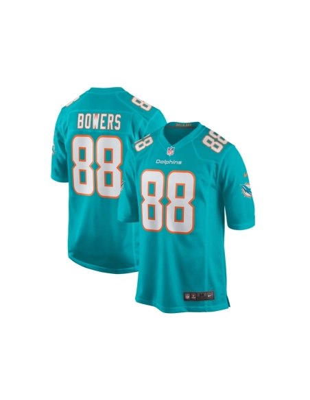 Mens Miami Dolphins Nick Bowers Aqua Team Game Jersey
