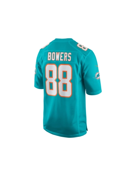 Mens Miami Dolphins Nick Bowers Aqua Team Game Jersey