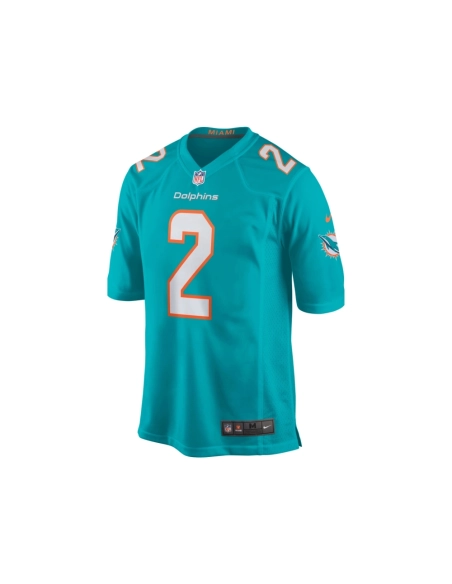 Mens Miami Dolphins Matt Haack Aqua Game Jersey