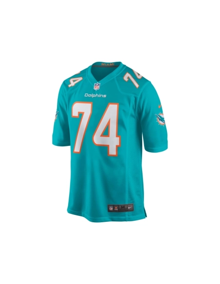 Mens Miami Dolphins Liam Eichenberg Aqua Game Jersey