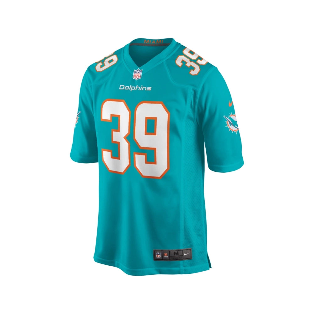 Mens Miami Dolphins Larry Csonka Aqua Game Retired Player Jersey