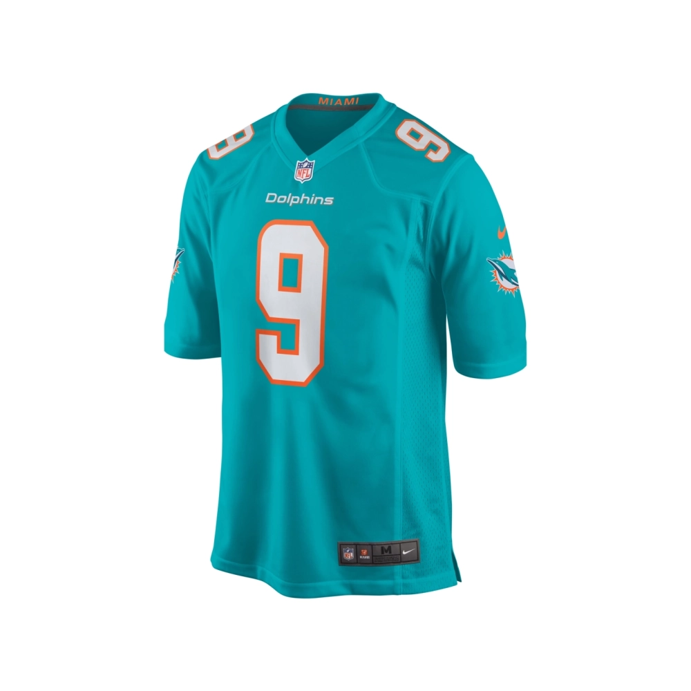 Mens Miami Dolphins Kelvin Joseph Aqua Team Game Jersey