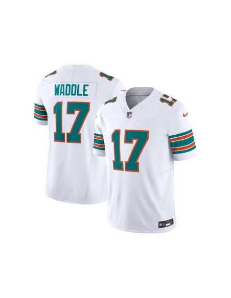 Mens Miami Dolphins Jaylen Waddle White Vapor F.U.S.E. Limited Jersey