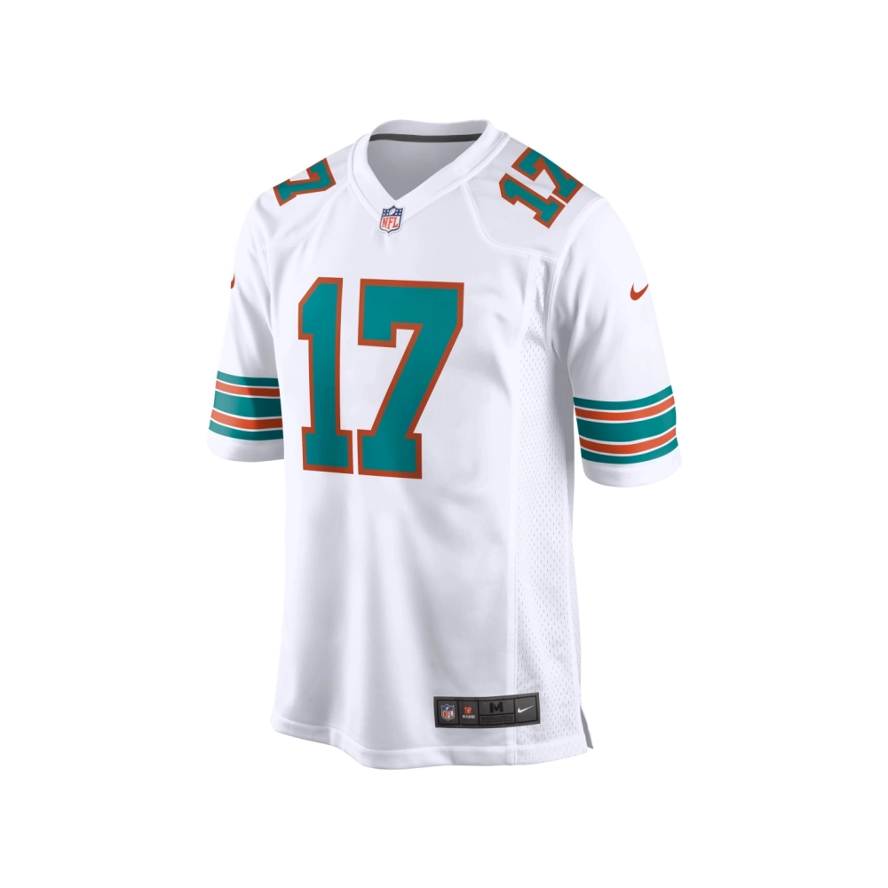 Mens Miami Dolphins Jaylen Waddle White Game Jersey
