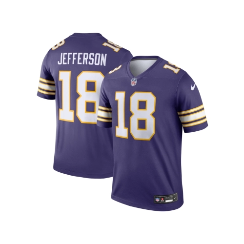 Mens Minnesota Vikings Justin Jefferson Purple Classic Legend Player Jersey