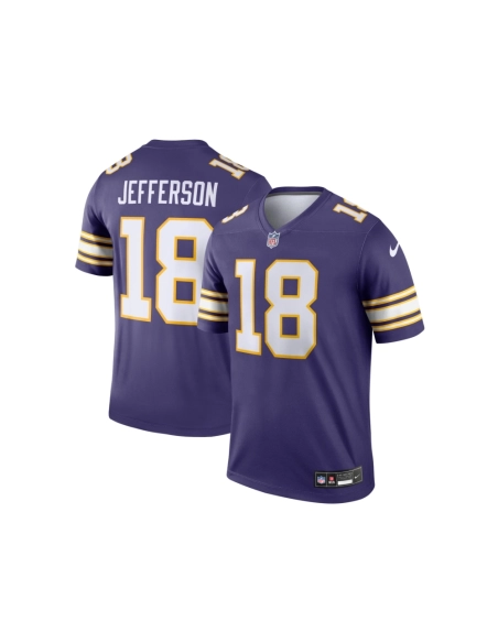 Mens Minnesota Vikings Justin Jefferson Purple Classic Legend Player Jersey