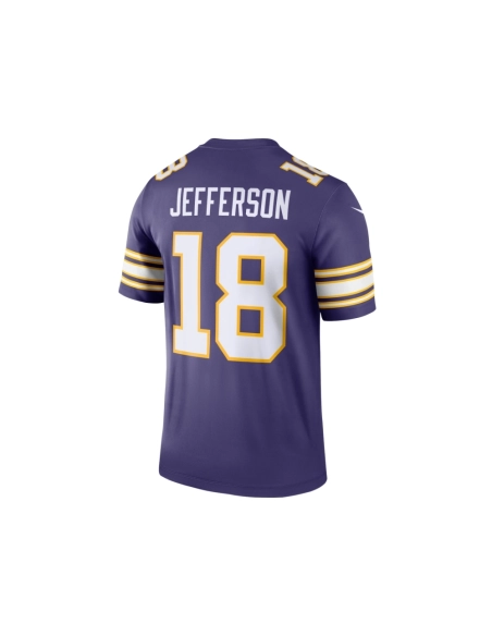 Mens Minnesota Vikings Justin Jefferson Purple Classic Legend Player Jersey