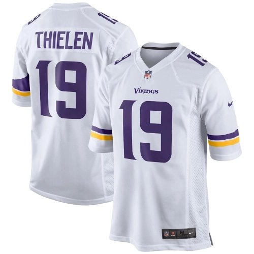 Mens Minnesota Vikings White Game Jersey