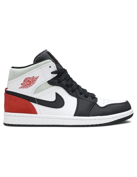 AIR JORDAN 1 MID SE RED BLACK TOE 852542 100,AIR JORDAN 1 MID,Air Jordan