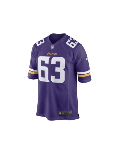Mens Minnesota Vikings Vederian Lowe Purple Game Player Jersey
