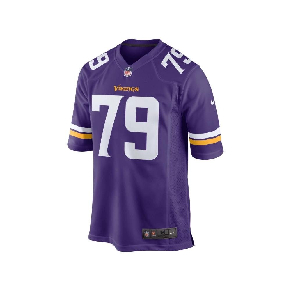 Mens Minnesota Vikings Tyrese Robinson Purple Team Game Jersey
