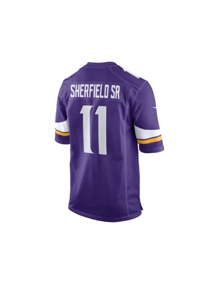 Mens Minnesota Vikings Trent Sherfield Sr. Purple Game Jersey