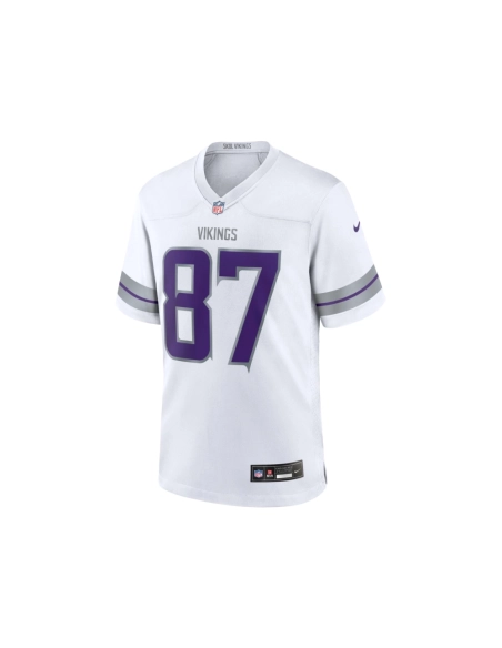 Mens Minnesota Vikings T.J. Hockenson White Alternate Game Player Jersey