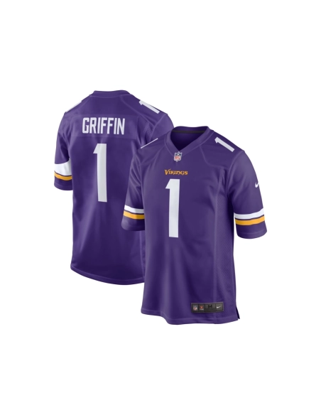 Mens Minnesota Vikings Shaquill Griffin Purple Team Game Jersey