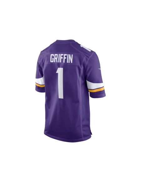 Mens Minnesota Vikings Shaquill Griffin Purple Team Game Jersey