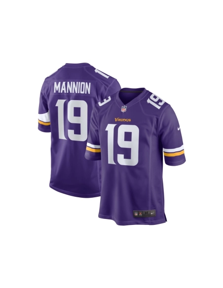 Mens Minnesota Vikings Sean Mannion Purple Game Jersey