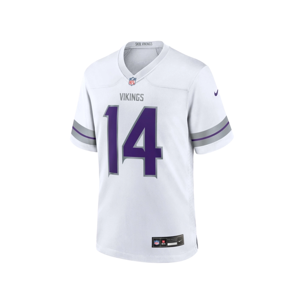 Mens Minnesota Vikings Sam Darnold White Alternate Game Player Jersey