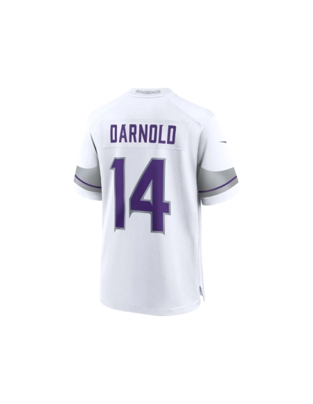Mens Minnesota Vikings Sam Darnold White Alternate Game Player Jersey
