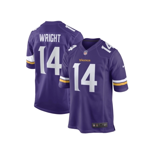 Mens Minnesota Vikings Ryan Wright Purple Game Player Jersey