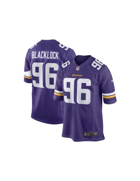 Mens Minnesota Vikings Ross Blacklock Purple Game Player Jersey