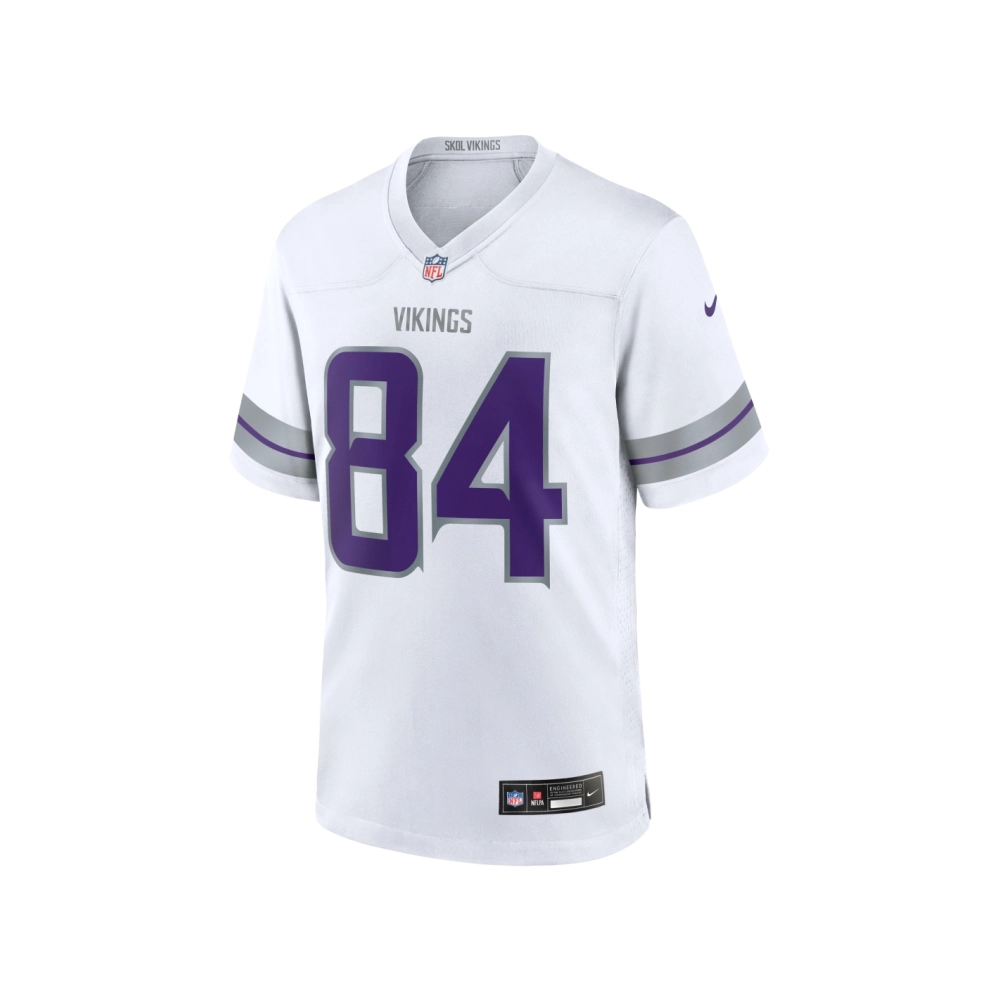 Mens Minnesota Vikings Randy Moss White Alternate Retired Player Game Jersey