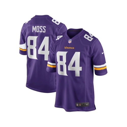 Mens Minnesota Vikings Randy Moss Purple Game Retired Player Jersey