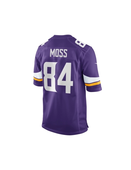 Mens Minnesota Vikings Randy Moss Purple Game Retired Player Jersey