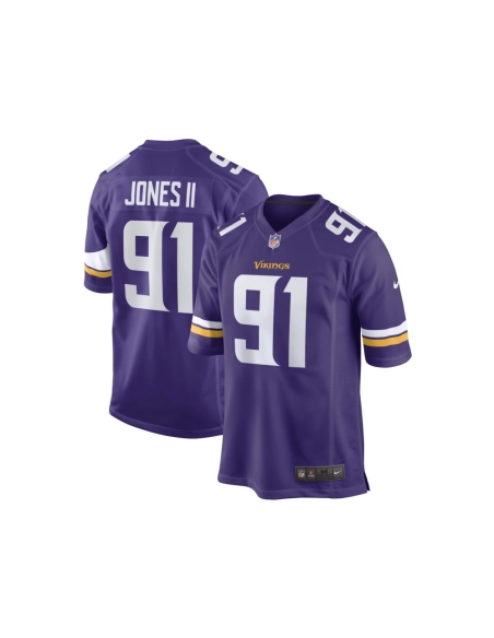 Mens Minnesota Vikings Patrick Jones II Purple Team Game Player Jersey