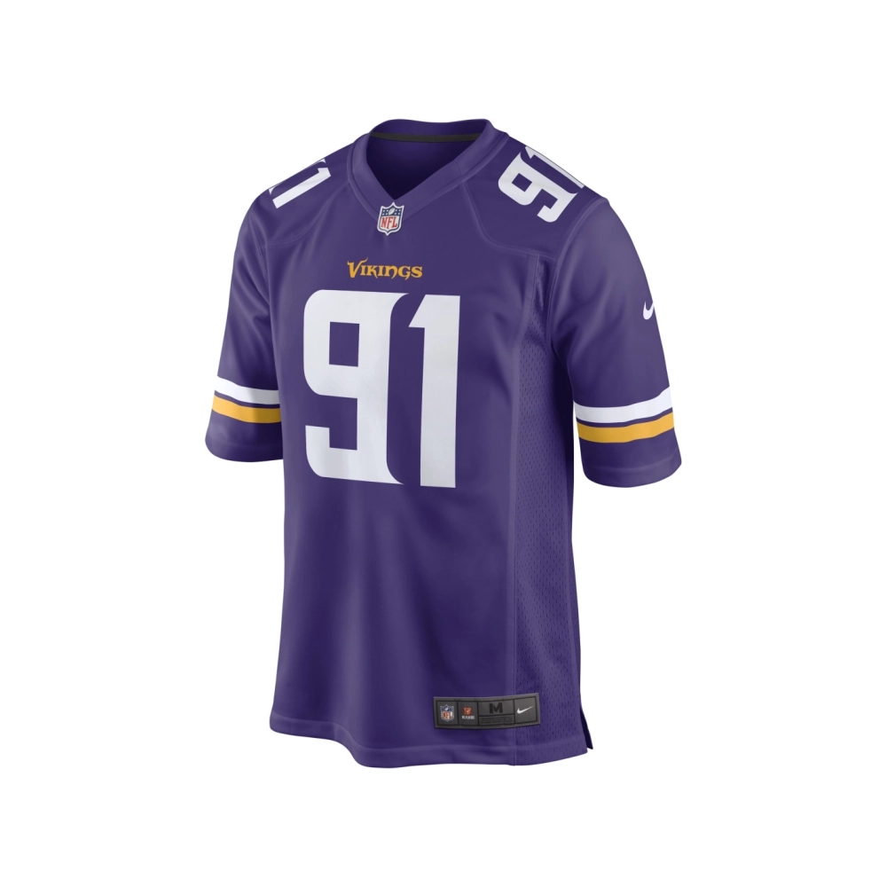 Mens Minnesota Vikings Patrick Jones II Purple Team Game Player Jersey