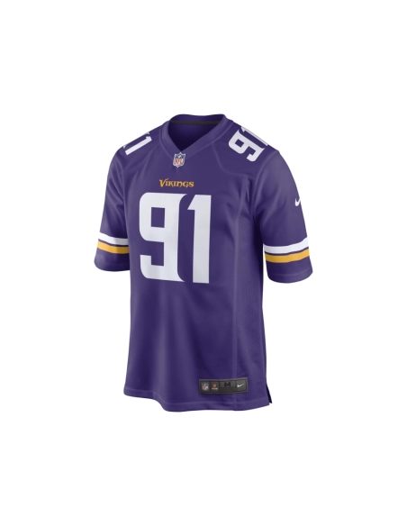 Mens Minnesota Vikings Patrick Jones II Purple Team Game Player Jersey