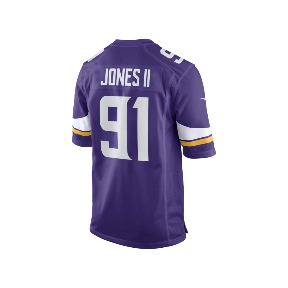 Mens Minnesota Vikings Patrick Jones II Purple Team Game Player Jersey