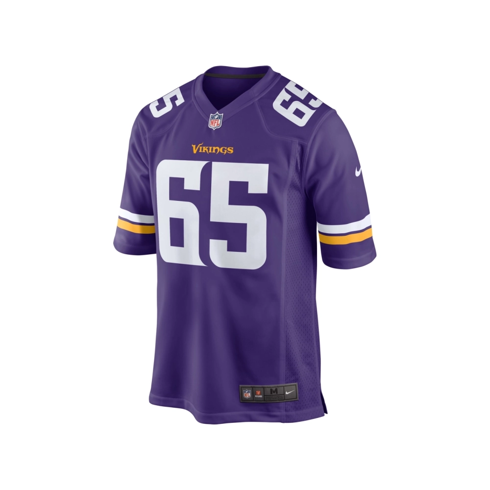 Mens Minnesota Vikings Michael Jurgens Purple Game Jersey