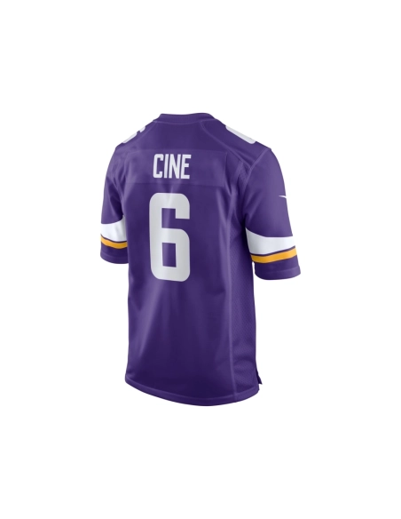 Mens Minnesota Vikings Lewis Cine Purple Game Player Jersey