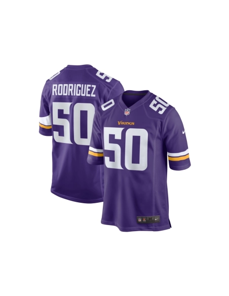 Mens Minnesota Vikings Levi Drake Rodriguez Purple Game Jersey