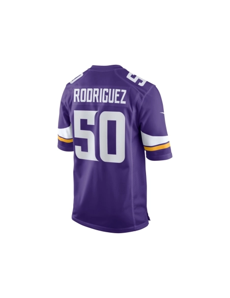 Mens Minnesota Vikings Levi Drake Rodriguez Purple Game Jersey