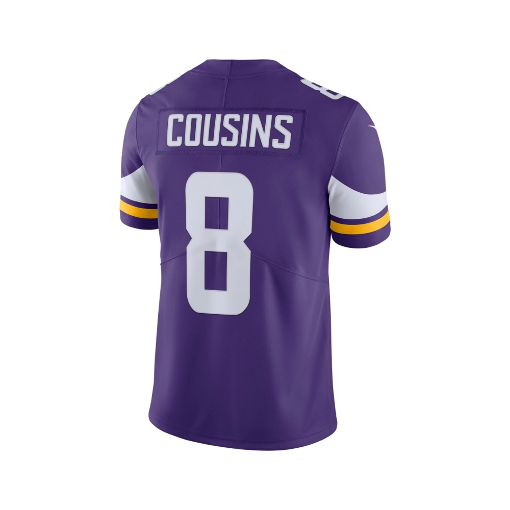 Mens Minnesota Vikings Kirk Cousins Purple Vapor Untouchable Limited Jersey