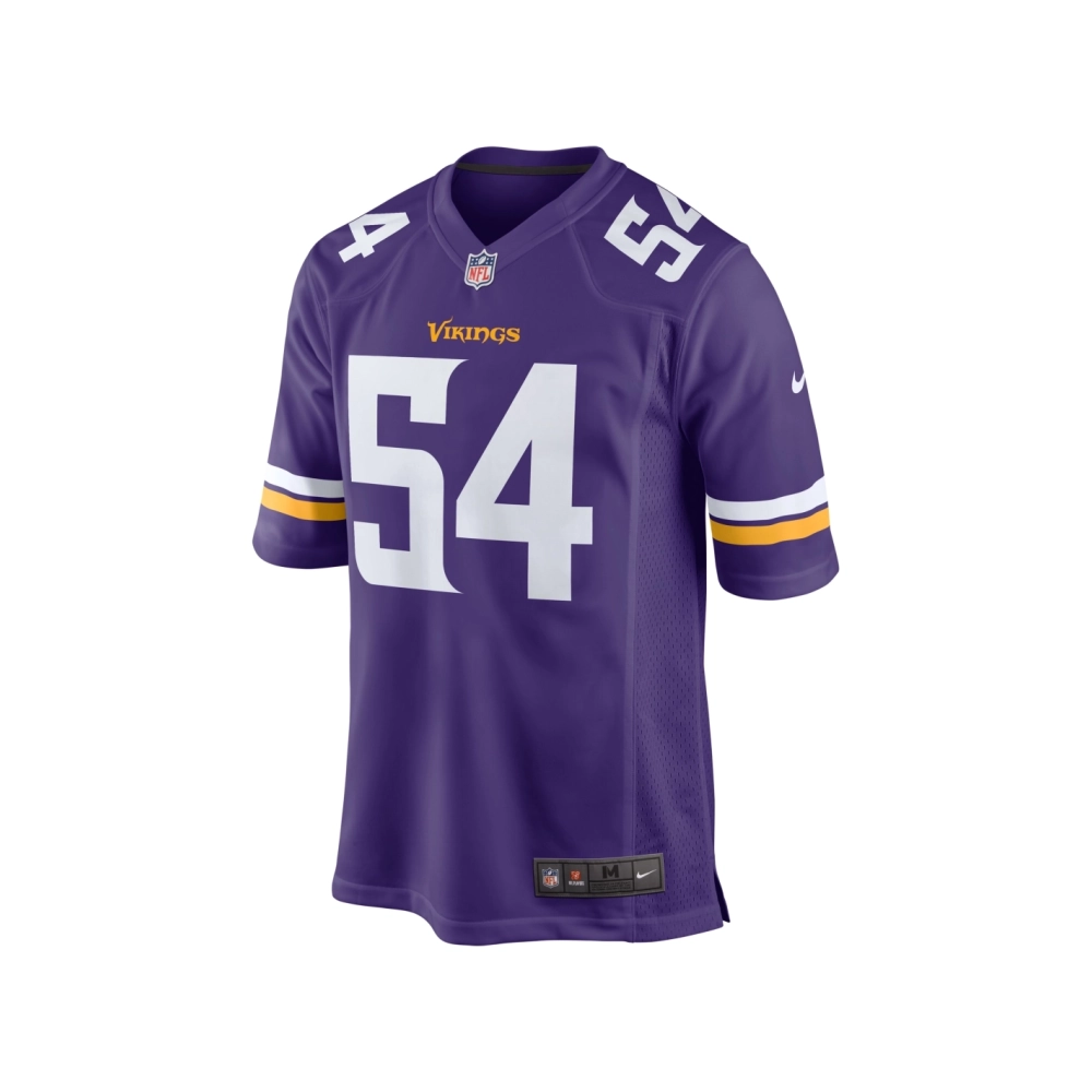Mens Minnesota Vikings Kamu Grugier-Hill Purple Game Jersey