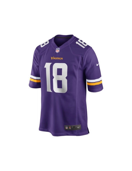 Mens Minnesota Vikings Justin Jefferson Purple Player Game Jersey
