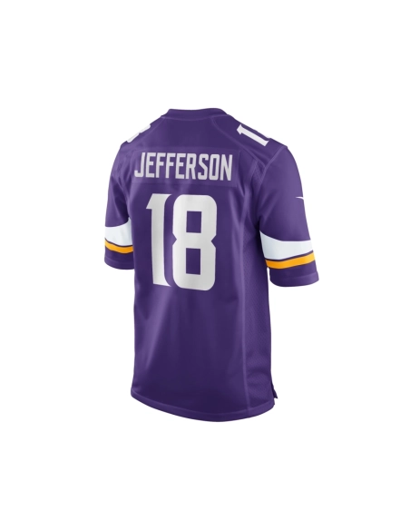 Mens Minnesota Vikings Justin Jefferson Purple Player Game Jersey