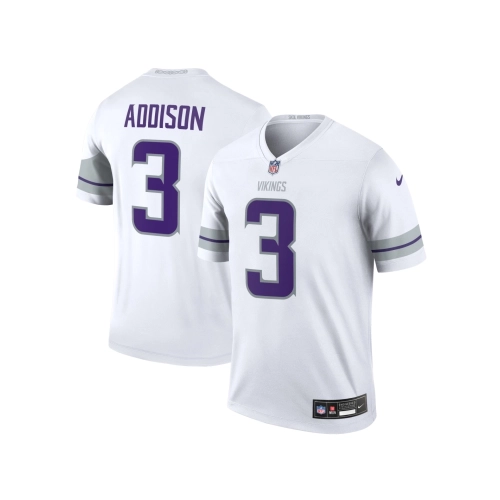 Mens Minnesota Vikings Jordan Addison White Alternate Legend Player Jersey